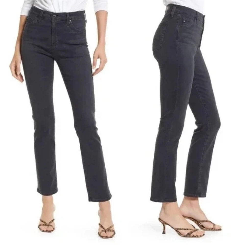 AG Mari High Rise Slim Straight Jeans